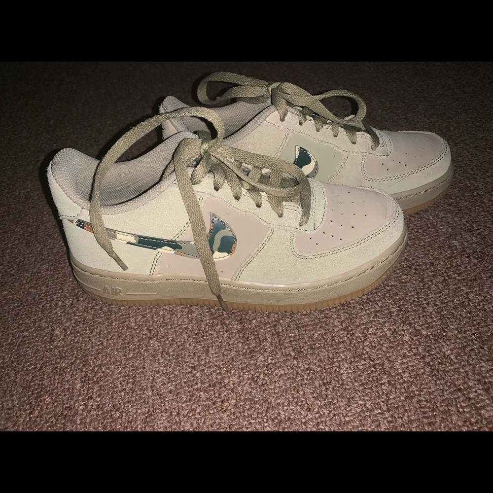 Nike Camo Air Force 1s